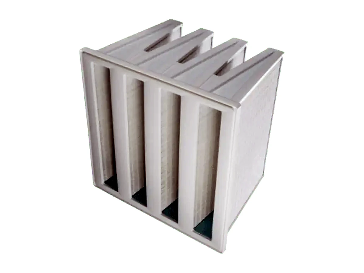 V-bank air filter manufactured by Braden Filtration