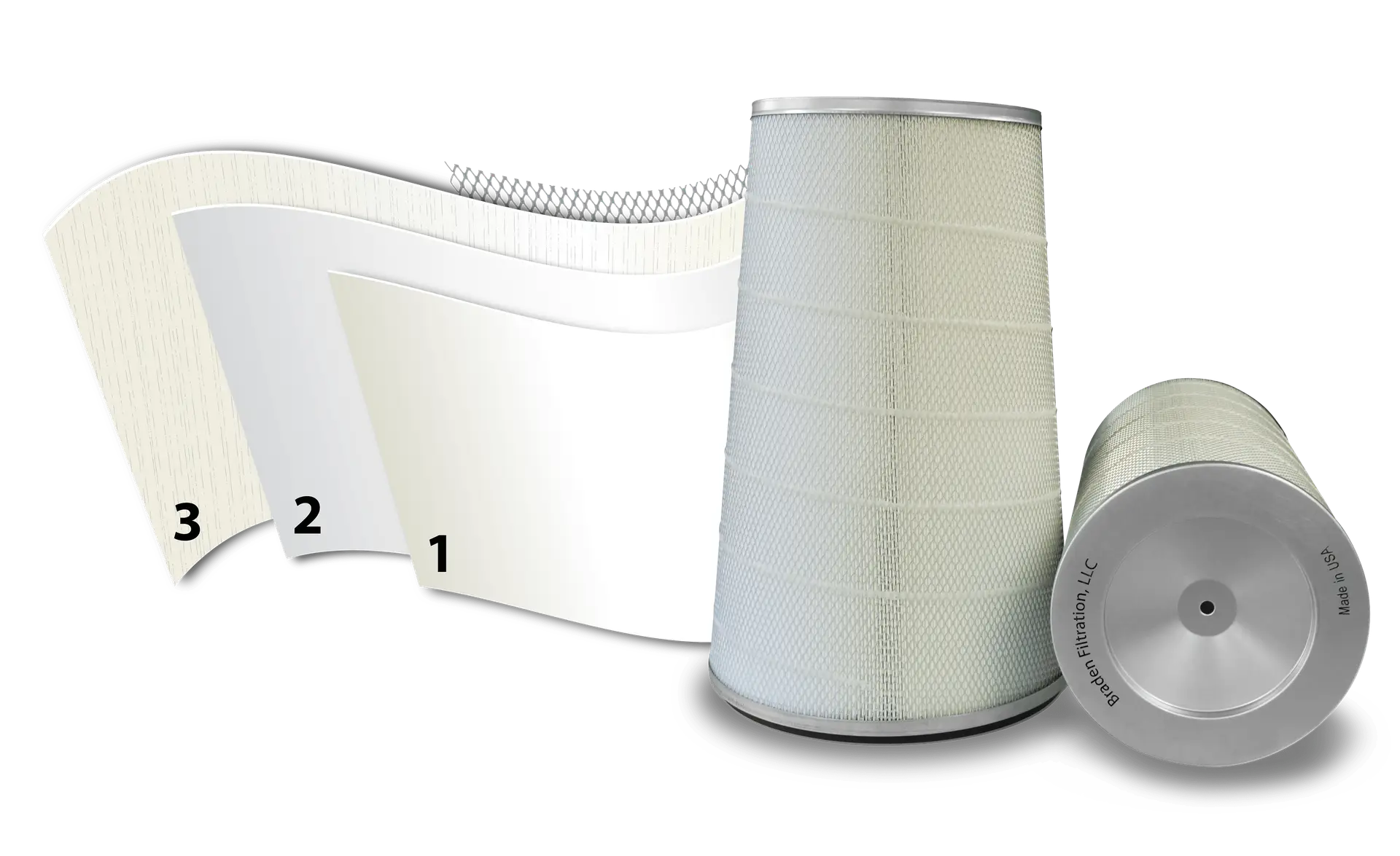 E12 HEPA pleated cassette filter